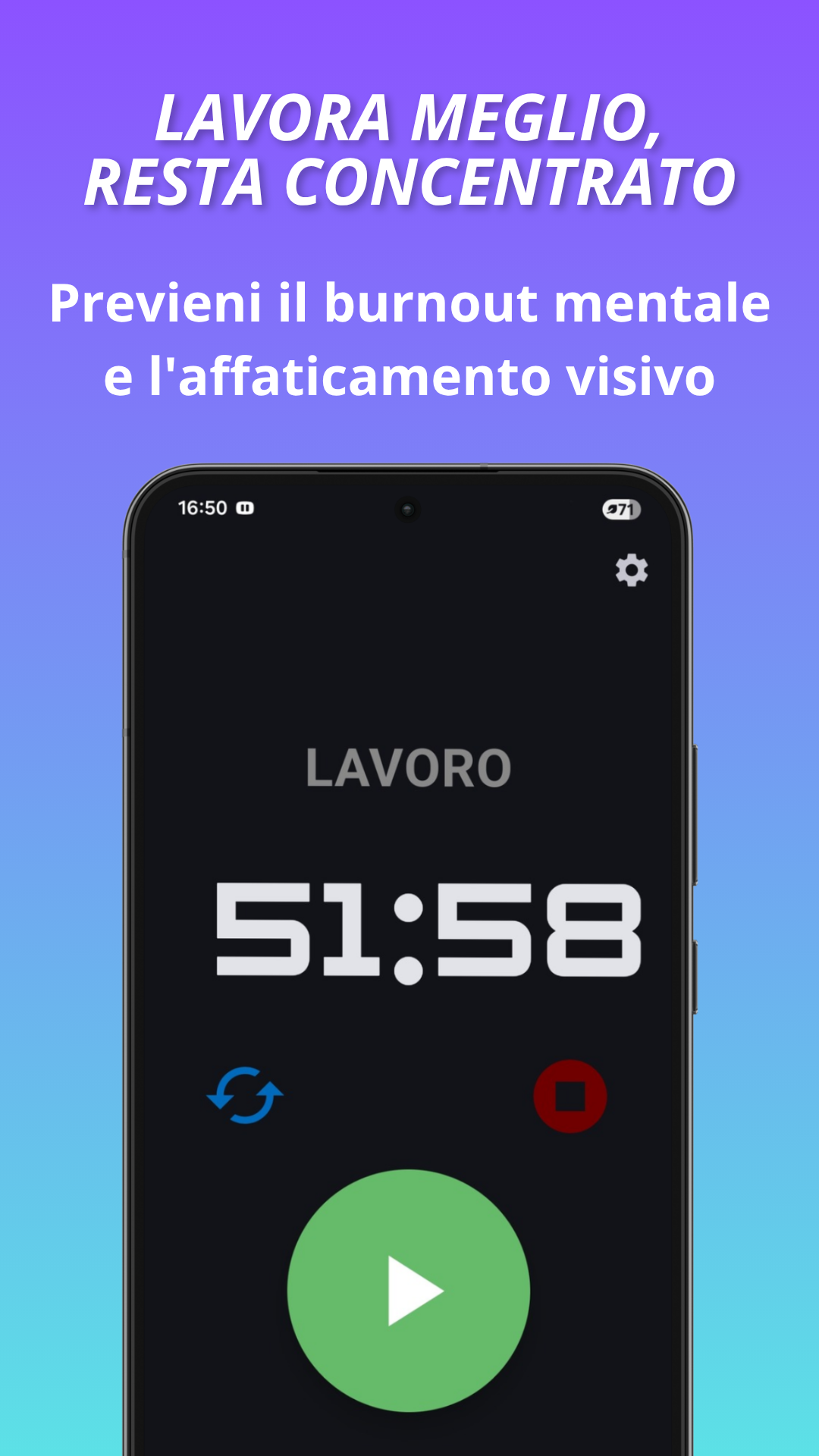 Timer per le pause ScreenRest